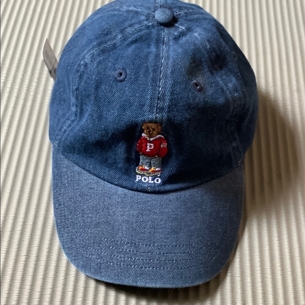 Ralph Lauren Blue Denim Hat Classic Style